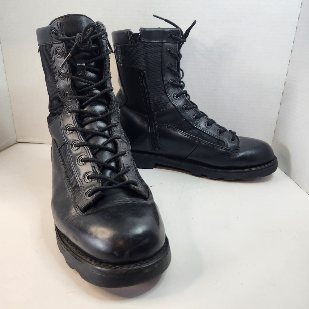 Bates E03140 Tactical Boots Side Zip Mens Size 12 Medium Black Durashock Police